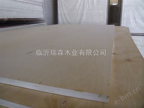 E2级工程板三合板杨木芯胶合板4mm实木多层板三夹板