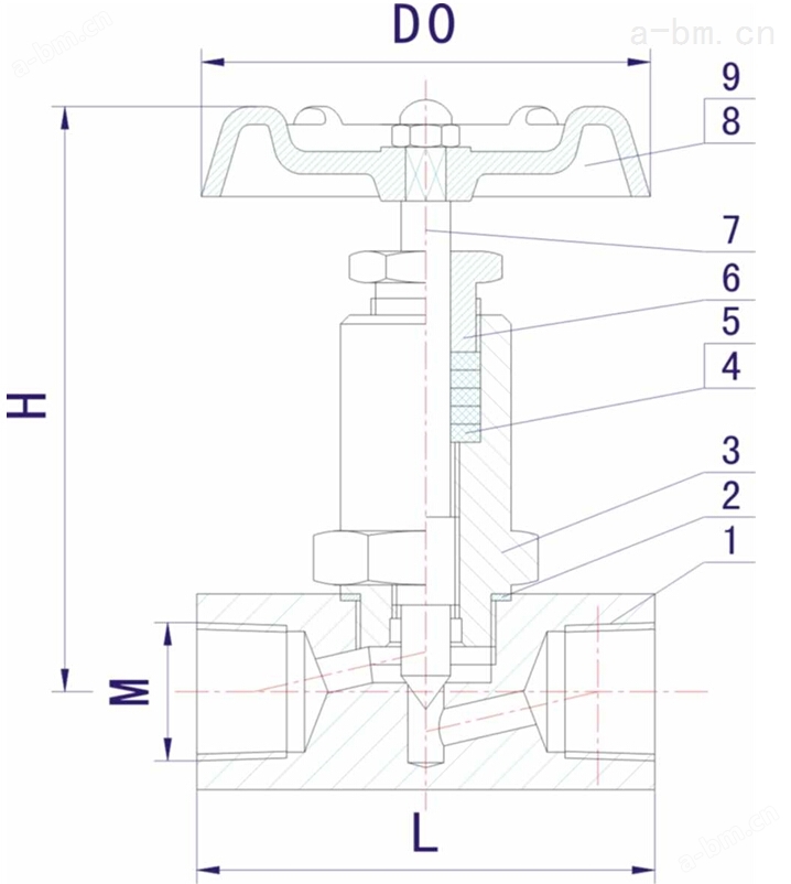 J13W内螺纹针型阀-沪山阀门制造（上海）有限公司