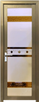 1.0铝合金平开门 工程门 卫生间玻璃门